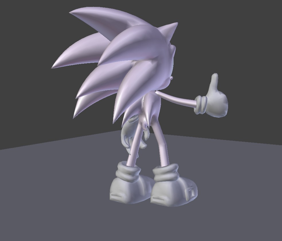 Rigged Sonic for NebulaBlazes preview image 3